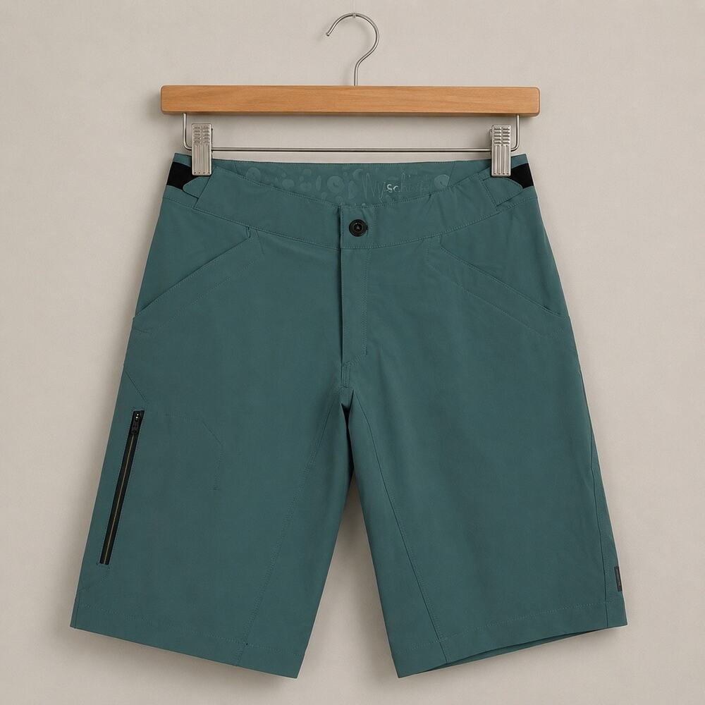 Troy Lee Designs Mischief Shorts Womens Small Green MTB Trail Cycling Stretch